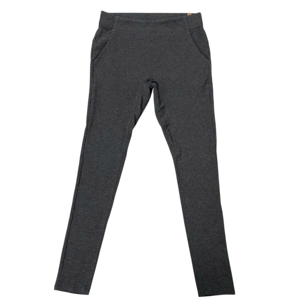 Lunya Womens Small Gray Restore Pima Cotton Blend Pocket Lounge Sleep Leggings